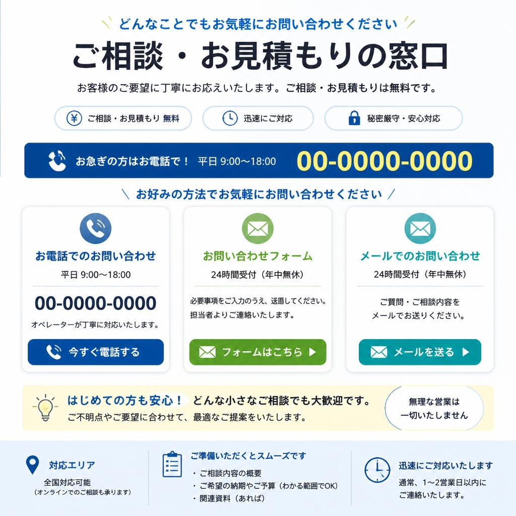 問い合わせ・相談の窓口