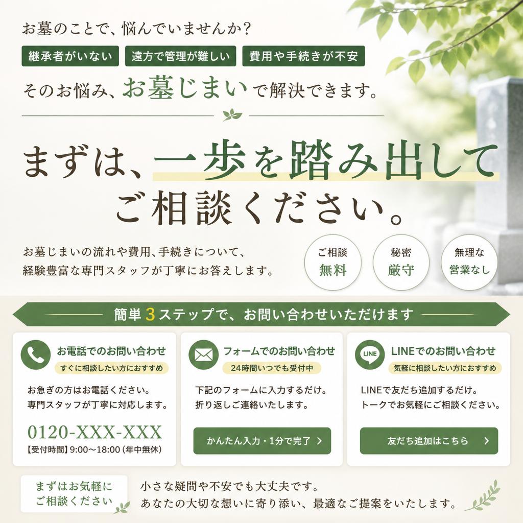 今すぐお問い合わせを！