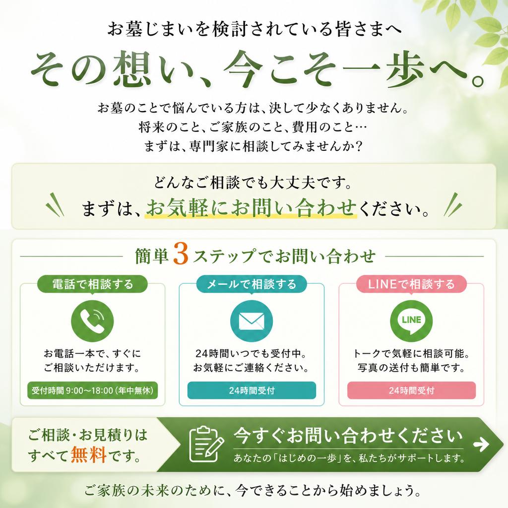 今すぐお問い合わせを！
