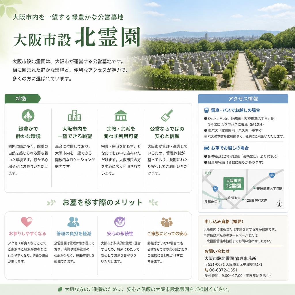 大阪市設北霊園って？