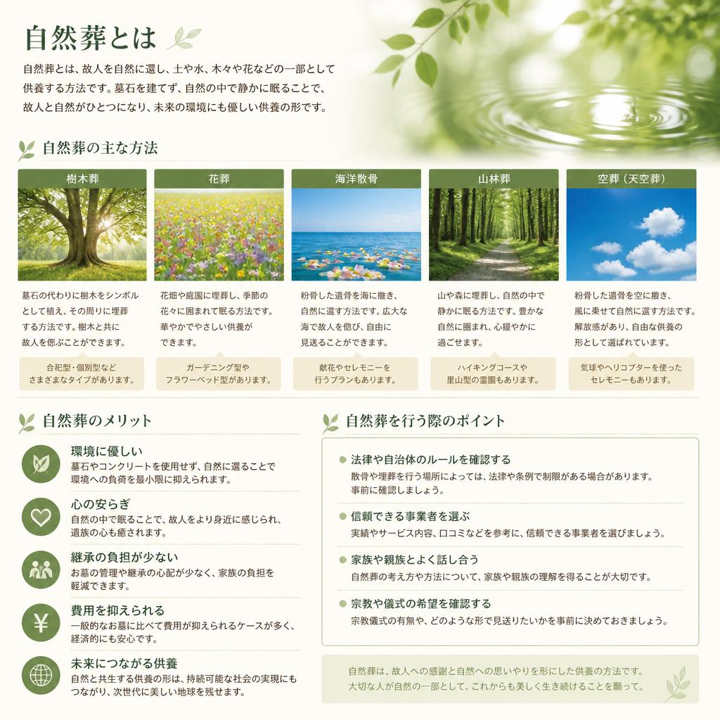 4. 自然葬のおすすめ