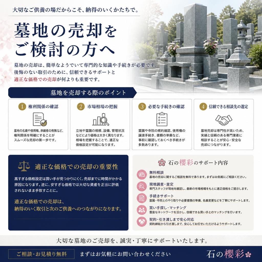 5. 墓地の売却について