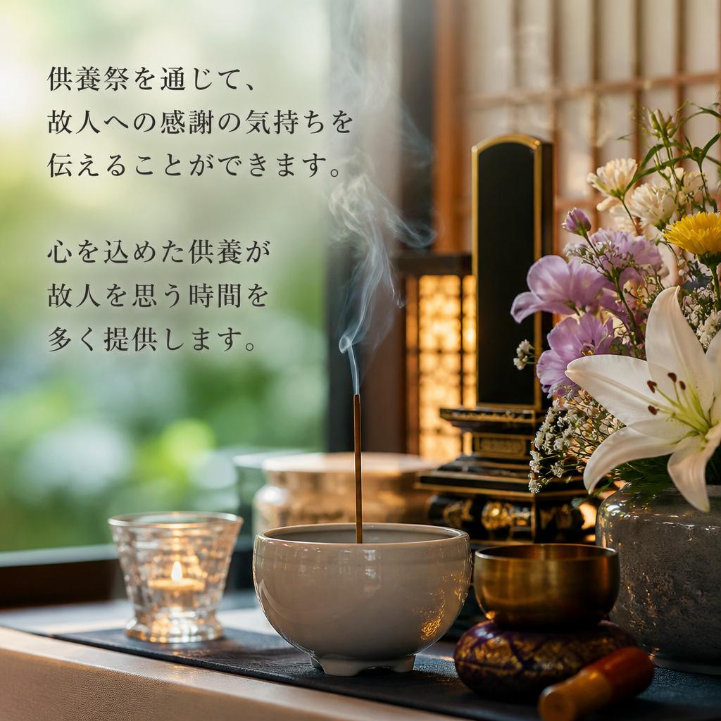 4. 供養祭で故人を偲ぶ