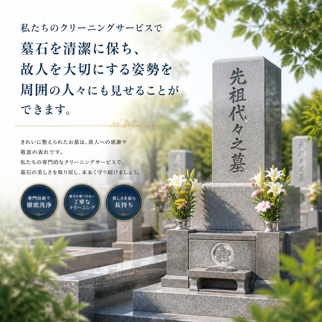 5. 墓石クリーニングサービス