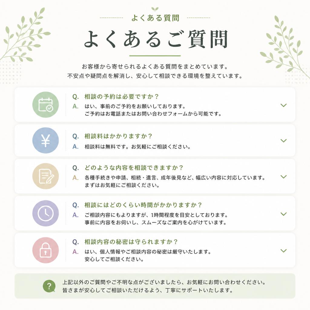 5. よくある質問
