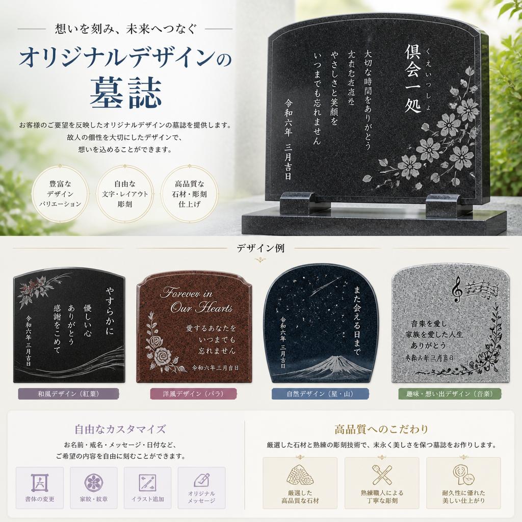 感謝の心を込めたデザイン