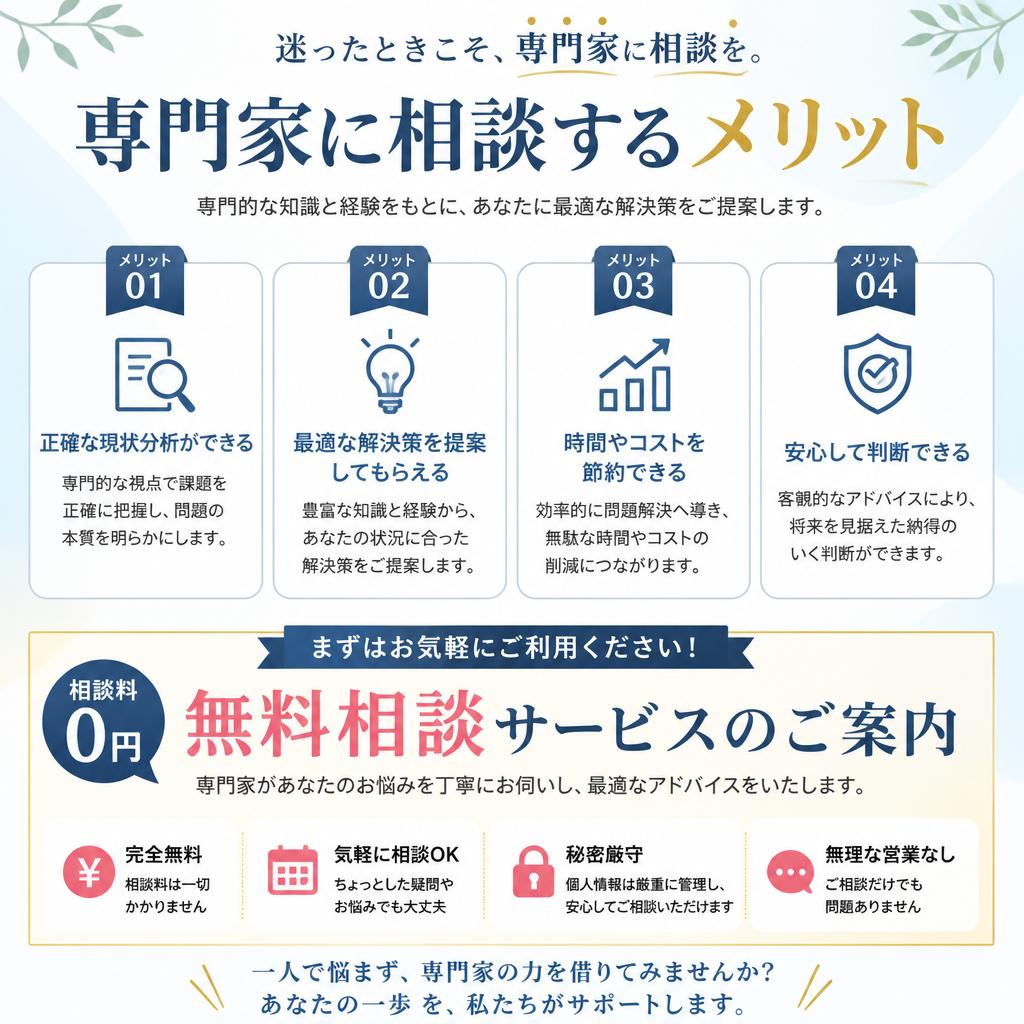 相談することの重要性
