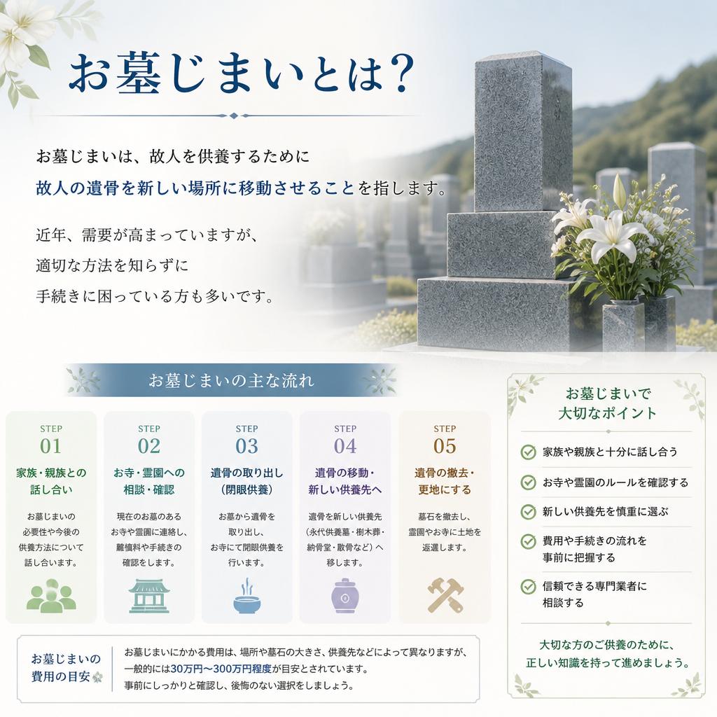 お墓じまいとは？