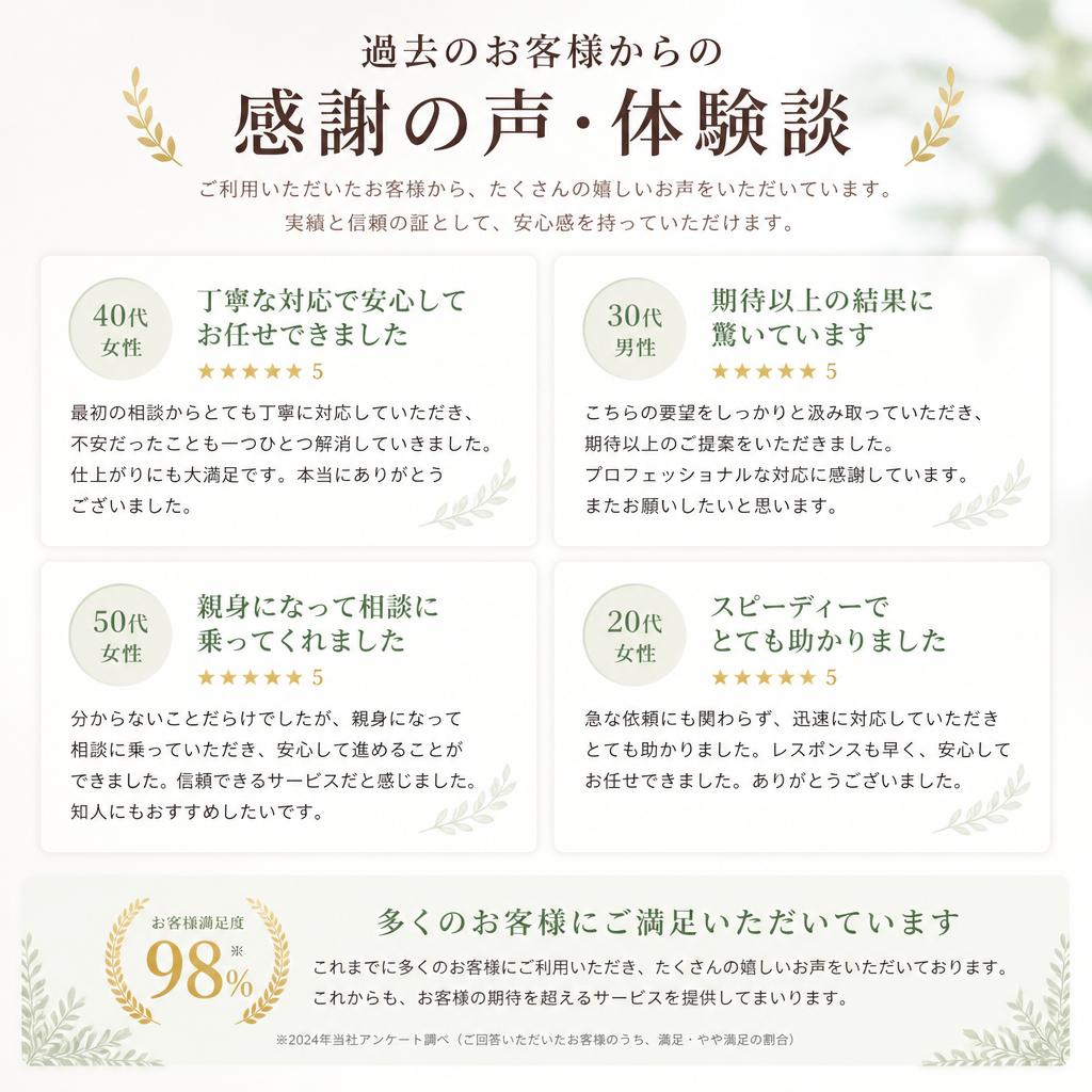 お客様の声
