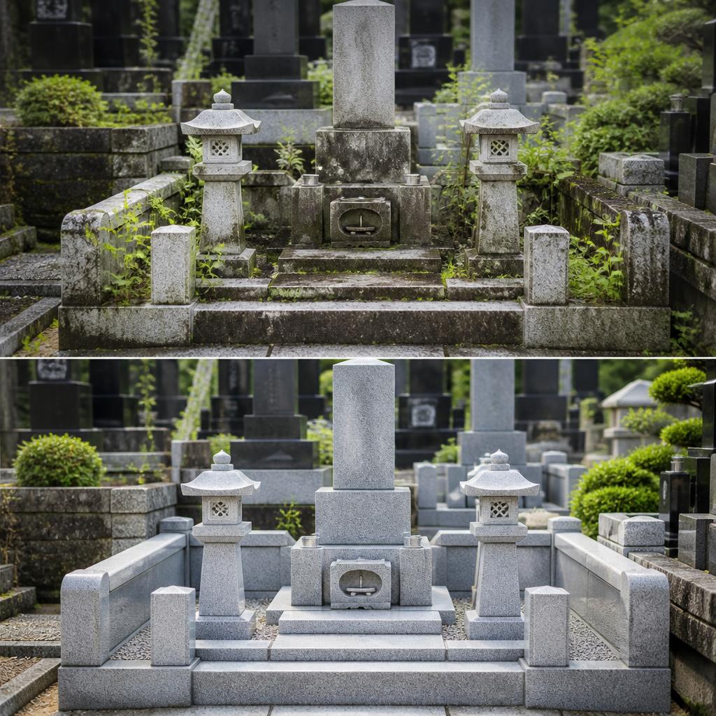 墓掃除サービスで心を込めた供養を