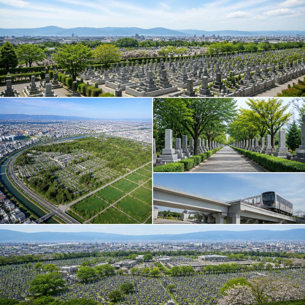 2. 瓜破霊園の特徴