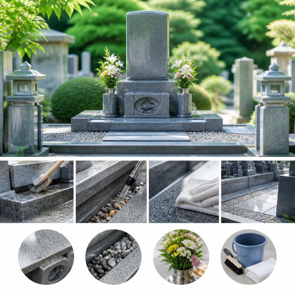 お墓の掃除サービスの充実