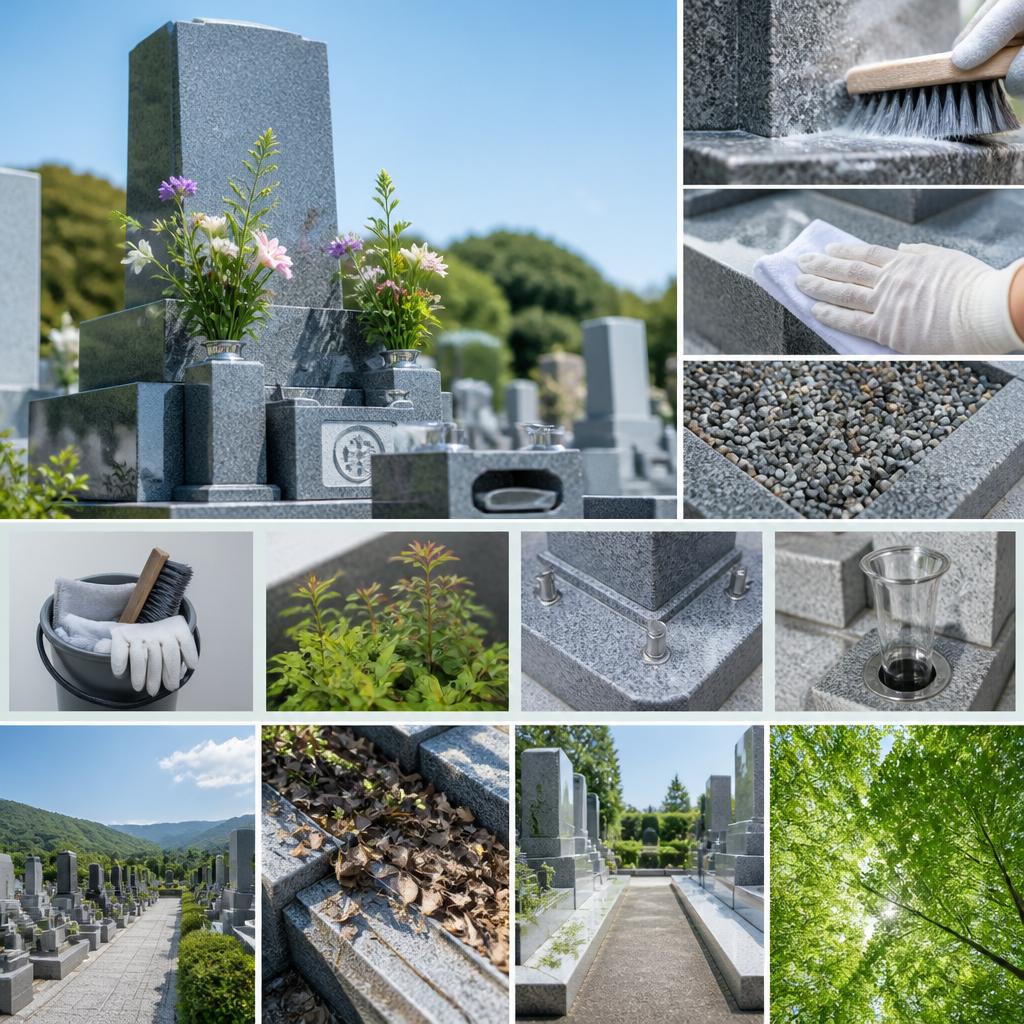 お墓の管理は当社にお任せ！