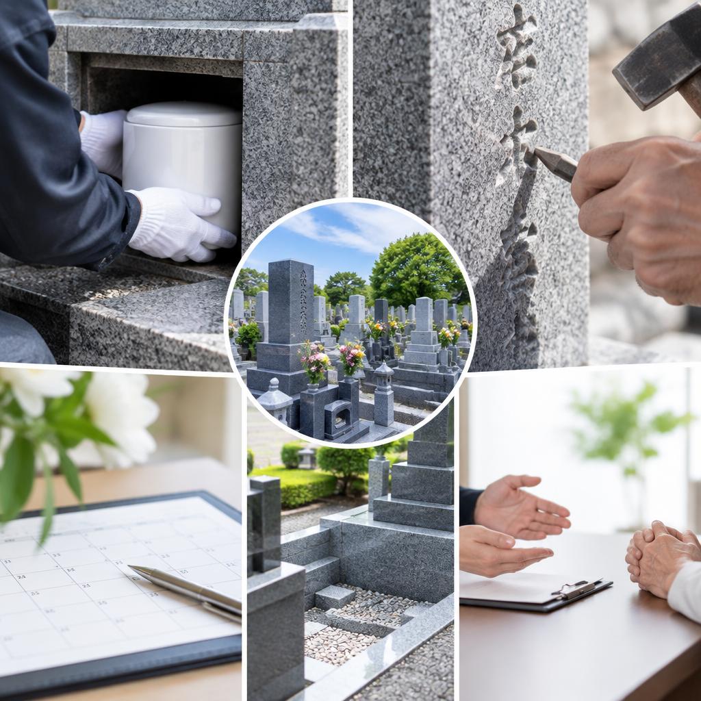 「納骨だけ」「彫刻も一緒に」ご希望に合わせて対応