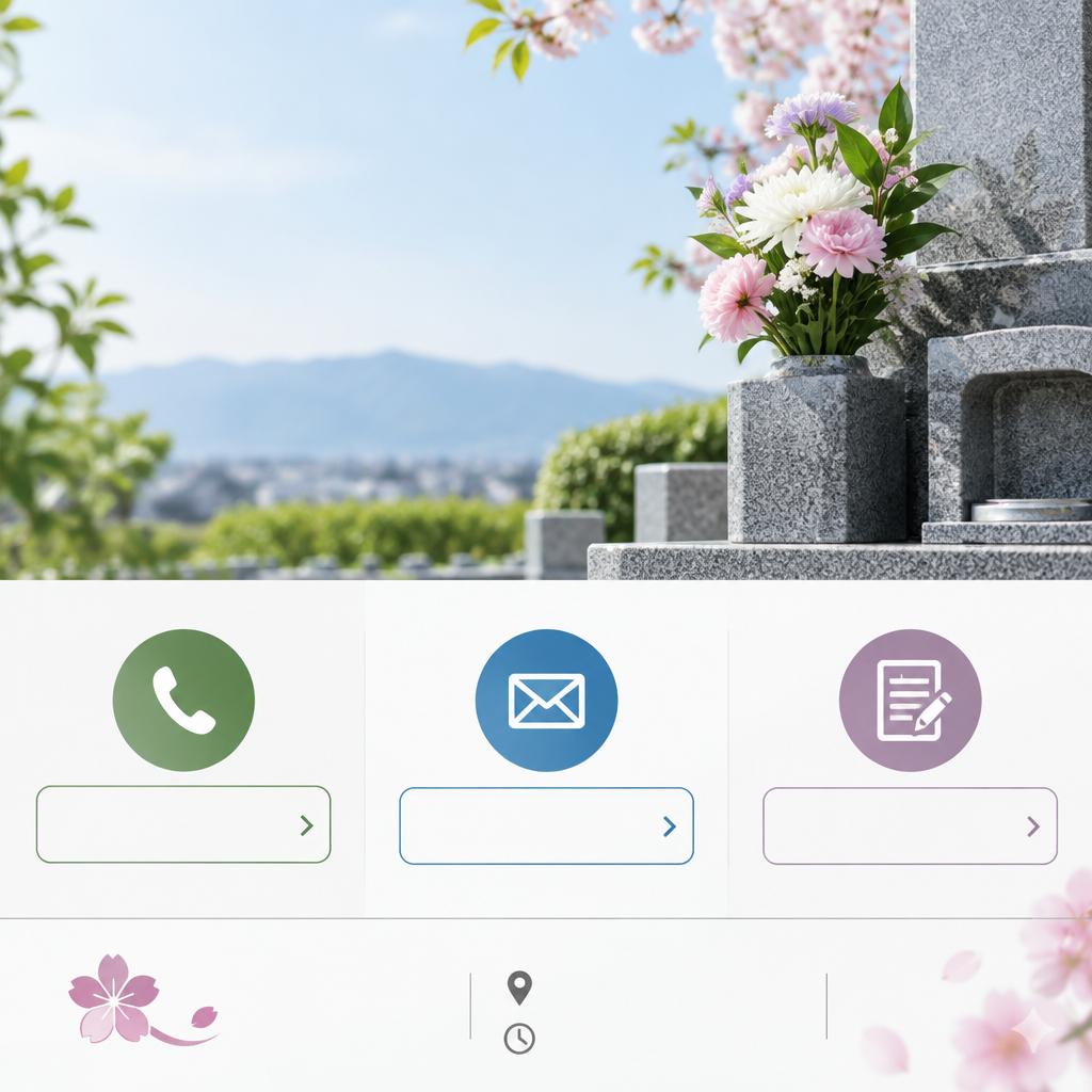 納骨・戒名彫刻のお悩み、まずは無料見積もりから