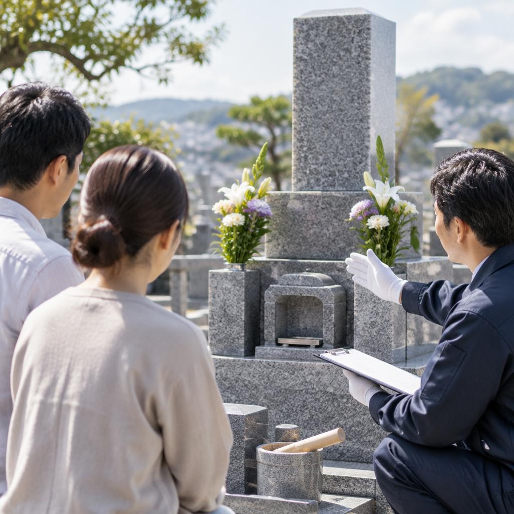 納骨だけでも大丈夫。お墓の状況に合わせて柔軟に対応
